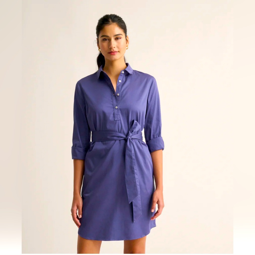 *Excellent* UntuckIt Women’s shirt dress with tie belt